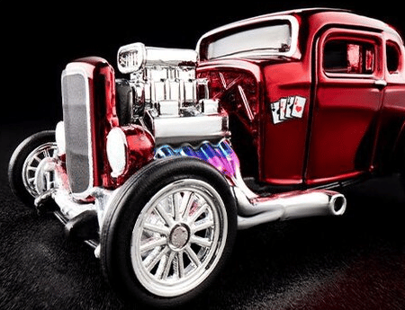 Hot Wheels RLC Exclusive – '32 Ford Deuce Coupé – Or Métallisé – NEUF