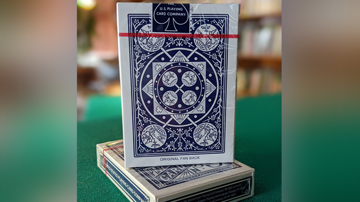 TALLY-HO Fan Bleu (US Playing Card Company
